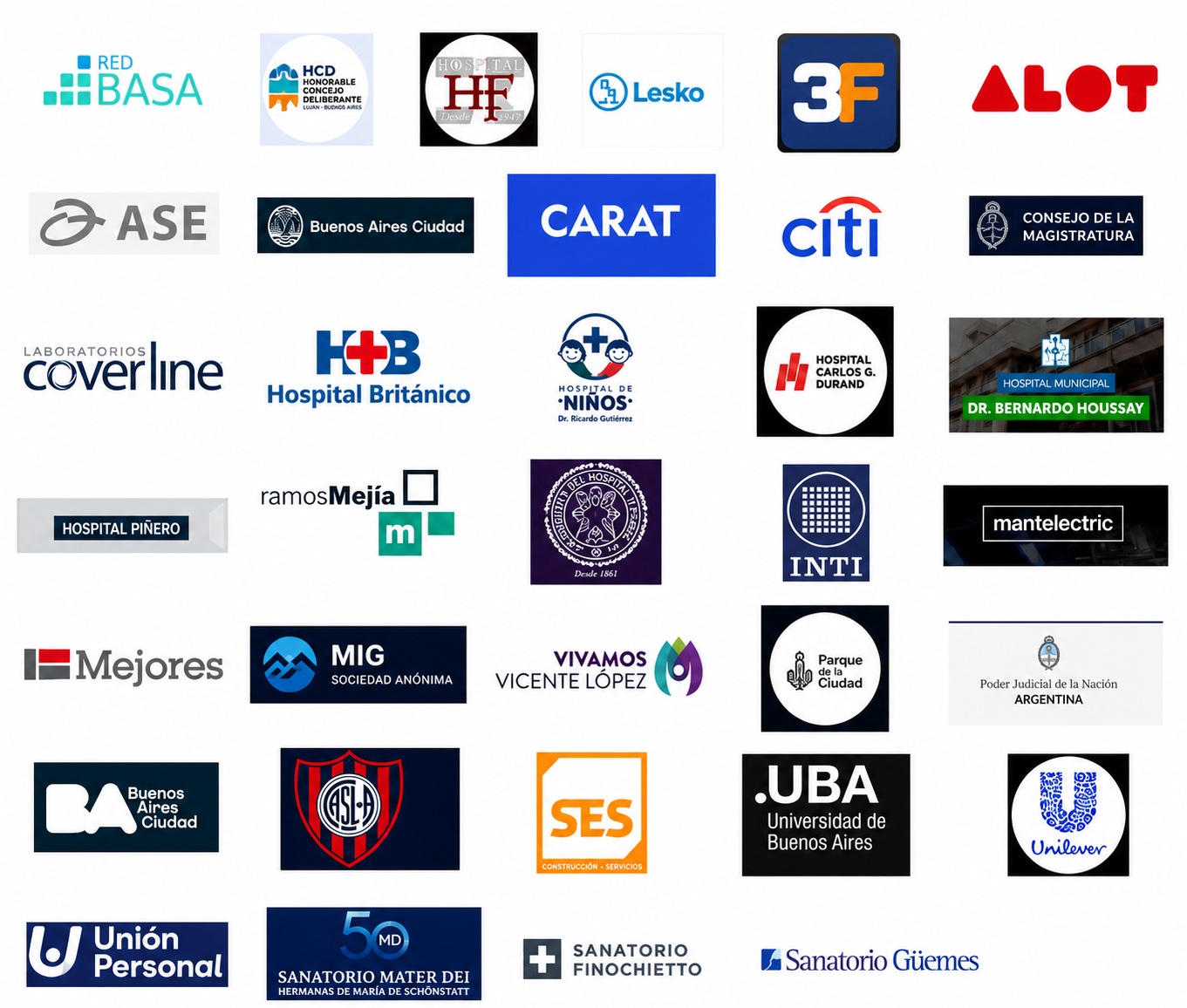 Clientes de Global PG